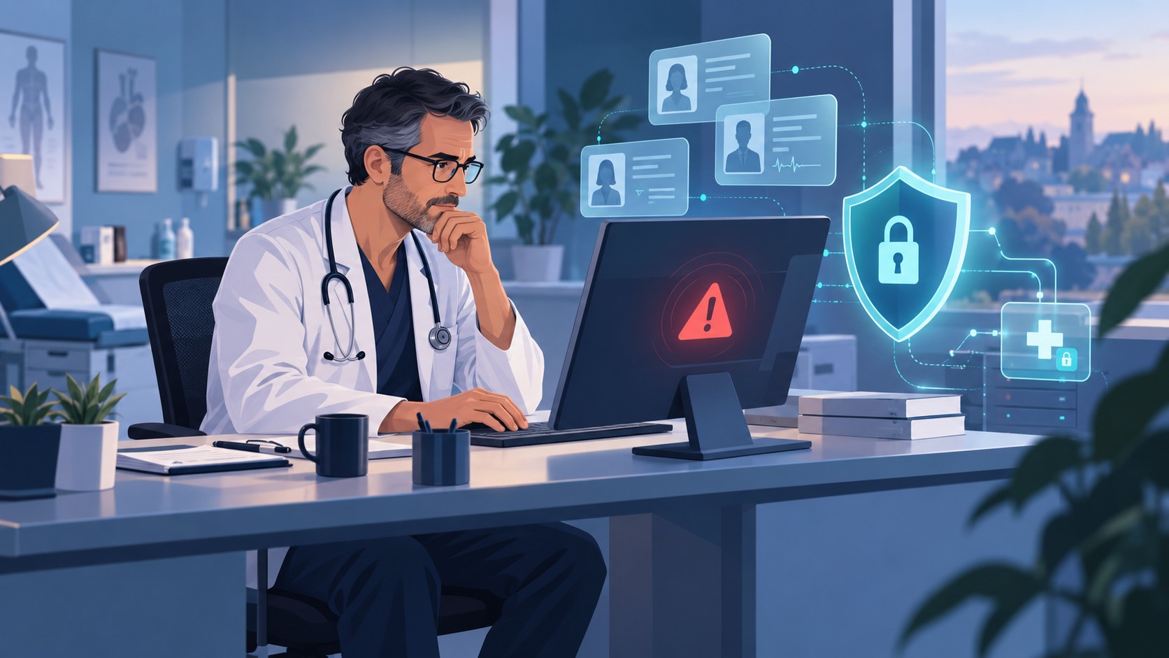 Medecin face a la cyberattaque